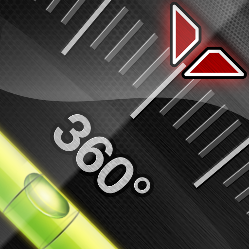 iOS and Android Clinometer, Protractor and Leveling Tool JRSoftworx MessFlex Clinometer